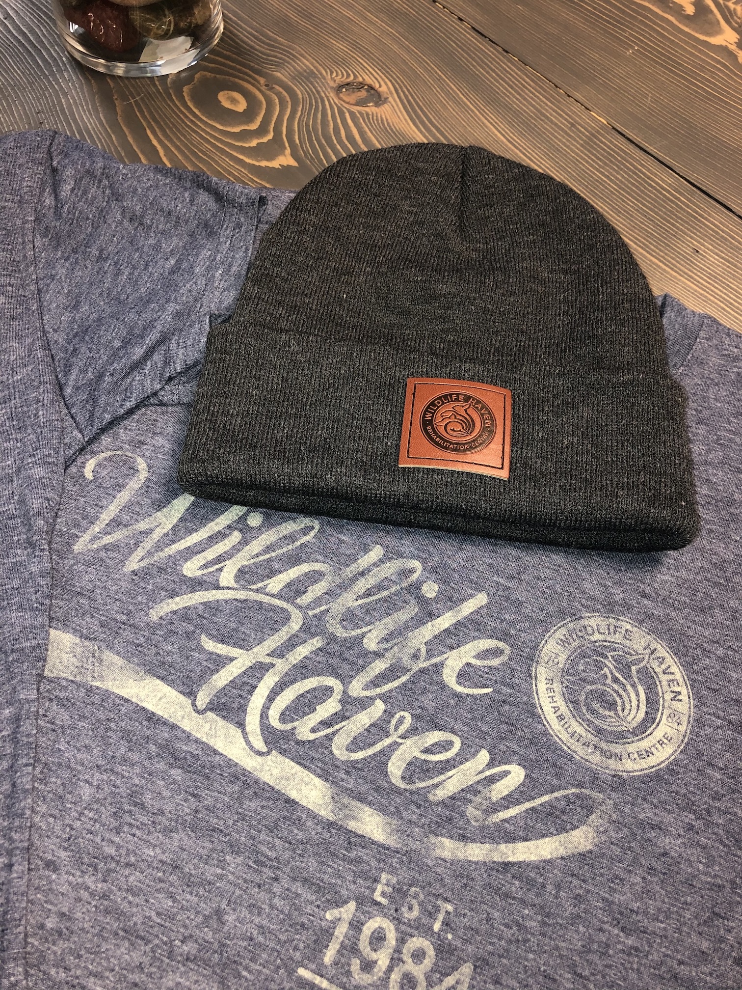 Vintage-Print-Distressed-Beanie-Shirt-CorporateConcepts-Winnipeg