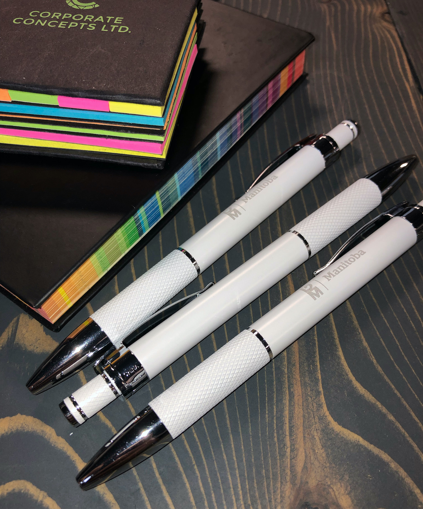 White-Logo-Ballpoint-Pens-Winnipeg